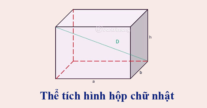 Cong thuc tinh the tich khoi hop chu nhat Cong thuc tinh the tich khoi hop chu nhat