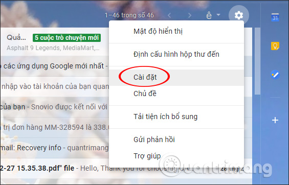 Gmail tao chu ky 1 Gmail tao chu ky 1