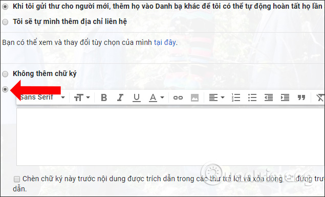 Gmail tao chu ky 2 Gmail tao chu ky 2