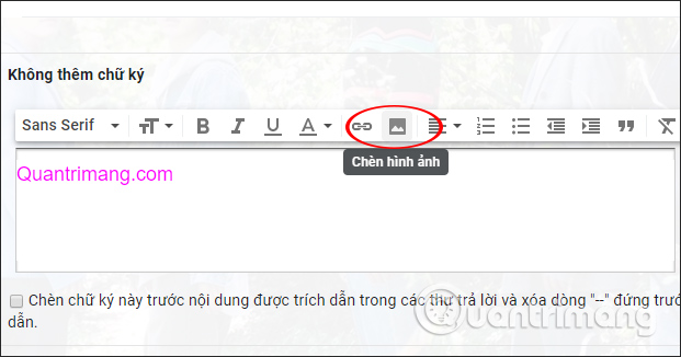 Gmail tao chu ky 4 Gmail tao chu ky 4