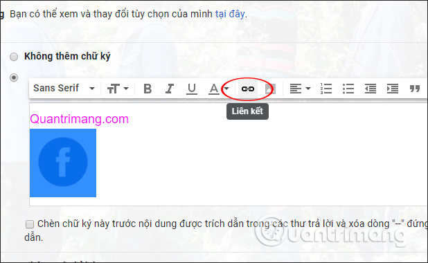 Gmail tao chu ky 7 Gmail tao chu ky 7