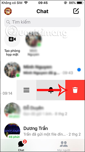 Messenger xoa nhom 4 Messenger xoa nhom 4