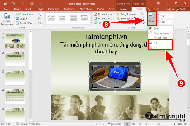 cach cat anh trong powerpoint 11 cach cat anh trong powerpoint 11