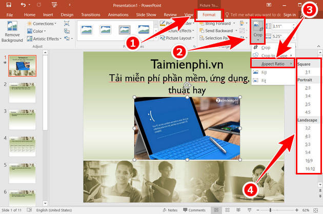 cach cat anh trong powerpoint 4 cach cat anh trong powerpoint 4