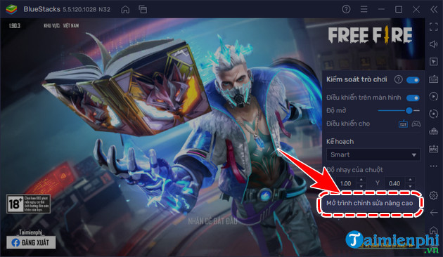 cach chinh do nhay chuot free fire tren bluestacks 2 cach chinh do nhay chuot free fire tren bluestacks 2