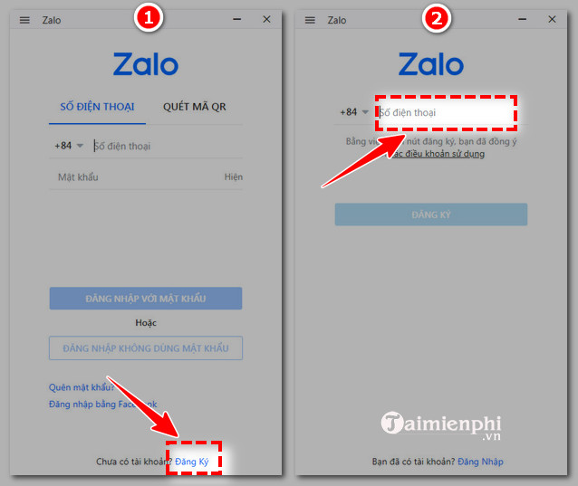 cach dang ky tao tai khoan zalo 61 cach dang ky tao tai khoan zalo 61