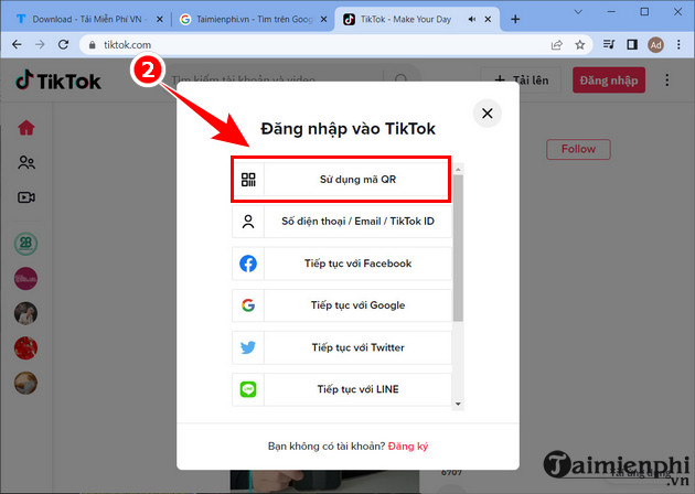 cach dang nhap tiktok bang ma qr 2 cach dang nhap tiktok bang ma qr 2