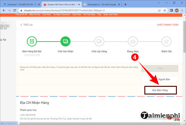 cach huy don hang shopee 8a cach huy don hang shopee 8a