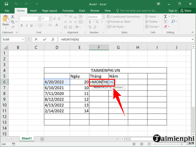 cach tach ngay thang nam trong excel 3 cach tach ngay thang nam trong excel 3