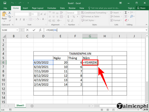 cach tach ngay thang nam trong excel 5 cach tach ngay thang nam trong excel 5