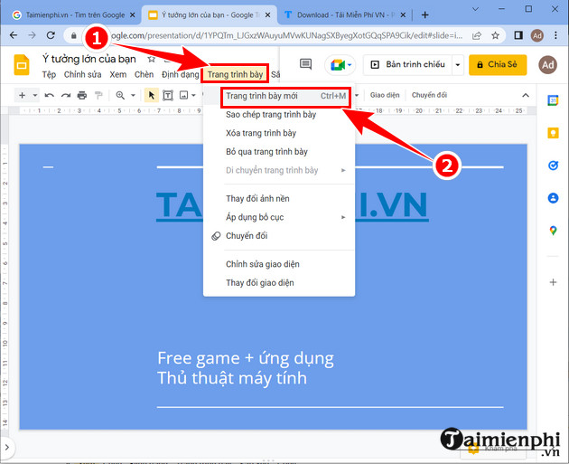 cach tao muc luc trong google slides 1 cach tao muc luc trong google slides 1