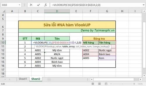 loi ham vlookup sua loi ham vlookup trong excel 3 loi ham vlookup sua loi ham vlookup trong excel 3