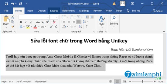 sua loi font chu trong word excel bang unikey 3 sua loi font chu trong word excel bang unikey 3