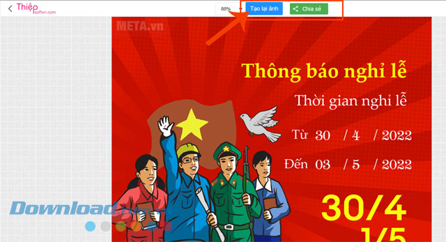 banner thông báo nghỉ lễ 1/5