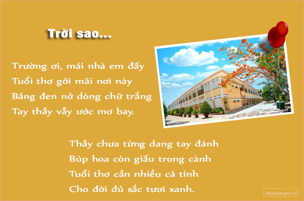 tho ve truong hoc hay nhat 2 tho ve truong hoc hay nhat 2