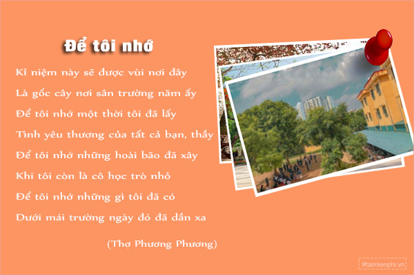 tho ve truong hoc hay nhat 3 tho ve truong hoc hay nhat 3