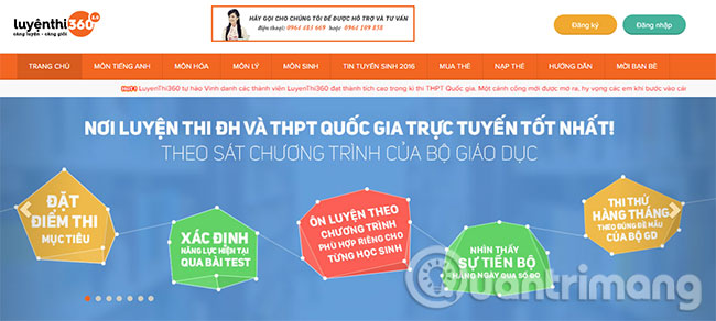 website luyen thi truc tuyen 2 website luyen thi truc tuyen 2