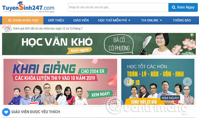 website luyen thi truc tuyen 5 website luyen thi truc tuyen 5