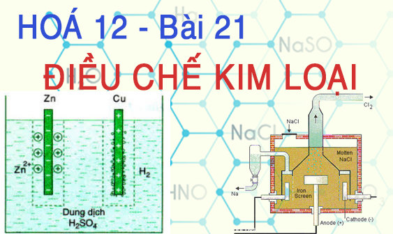 Cách điều chế kim loại và bài tập về điều chế kim loại - hoá 12 bài 21