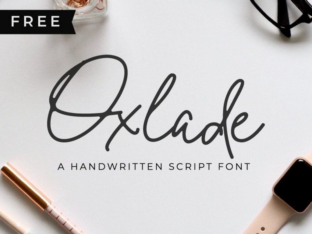 Oxlade-Free-Script-Font-1024x768