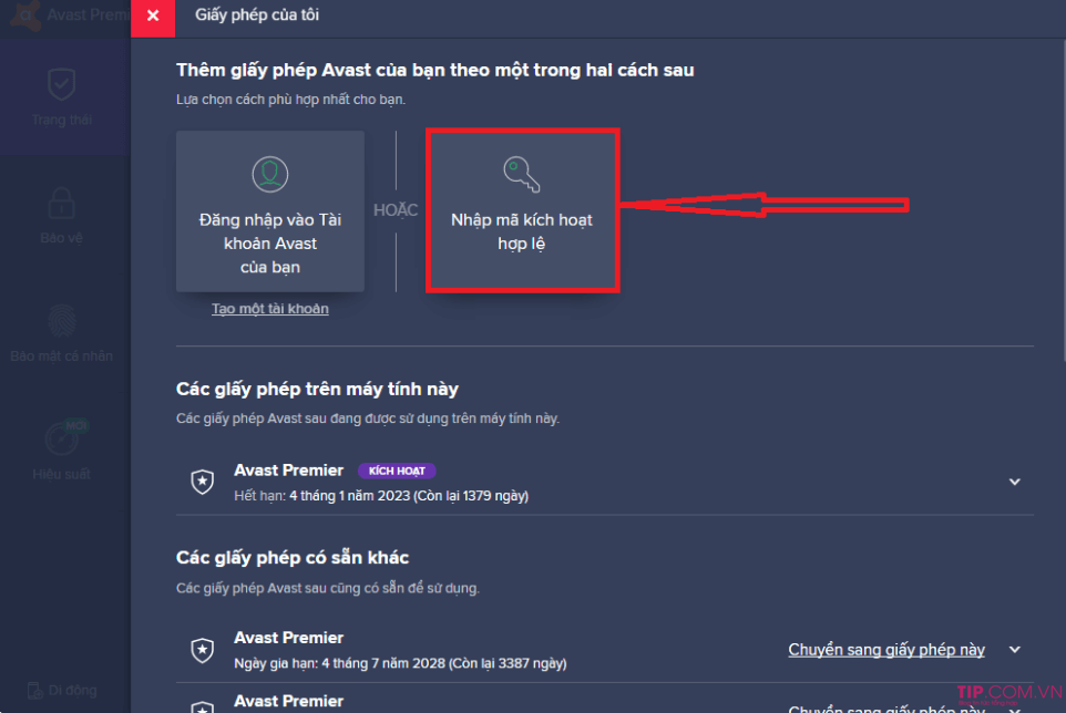 Chia sẻ Key Avast Premier 2020 miễn phí