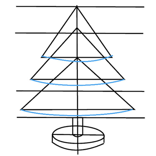 Làm thế nào để vẽ một cây thông Noel