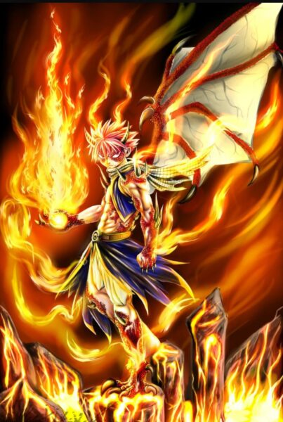 Hình ảnh của Natsu Dragneel trong Mage Guild