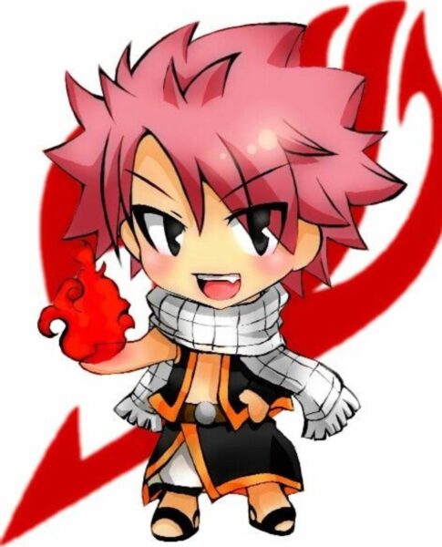 Natsu Dragneel Hình ảnh Chibi mát mẻ