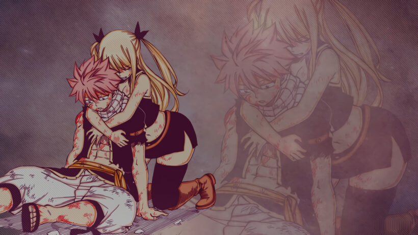 Hình ảnh Natsu Dragneel và Lucy buồn