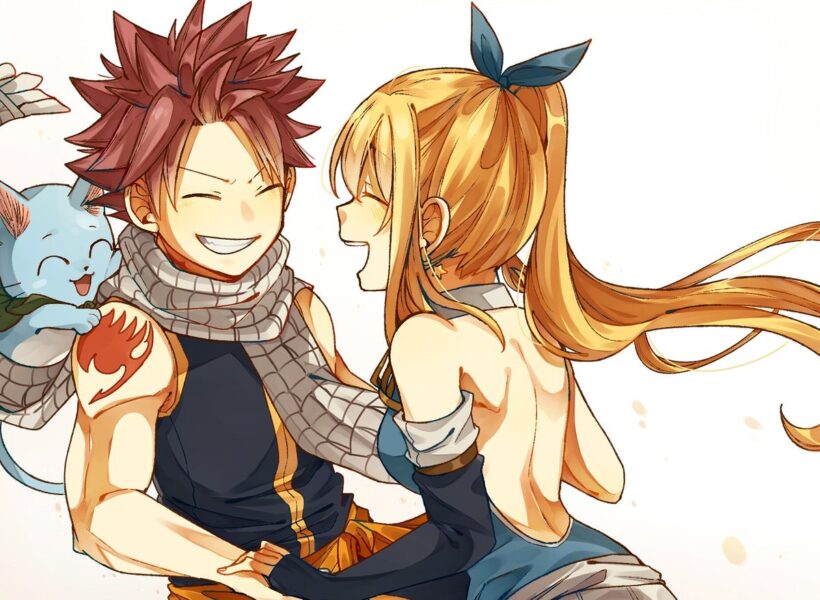 Hình ảnh dễ thương của Natsu Dragneel và Lucy