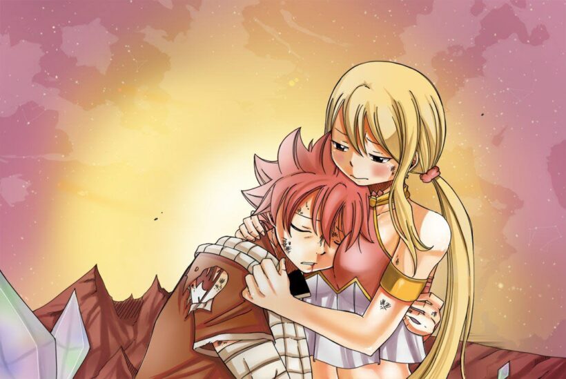 Hình ảnh của Natsu Dragneel và Lucy