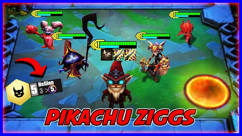 Ziggs với 2 loại Dao Điện sẽ chẳng khác gì 1 con Pikachu