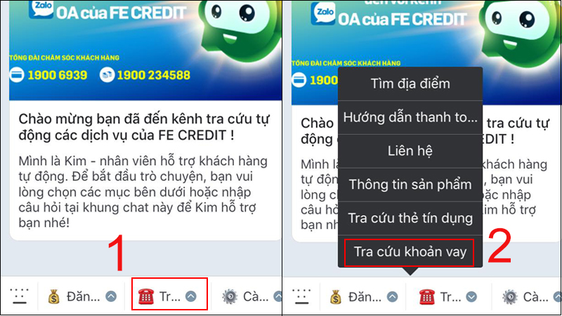 Tra cứu khoản vay