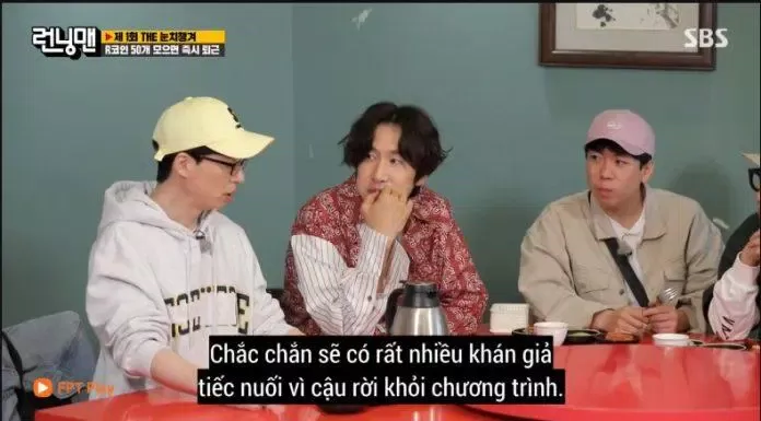 Đề xuất ở lại chương trình của Yoo Jae Suk.  (Ảnh: Internet).