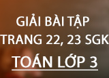 1658236293 Giai bai tap trang 22 23 SGK Toan 3 Tap 1658236293 Giai bai tap trang 22 23 SGK Toan 3 Tap