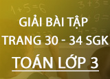 Giai bai tap trang 30 31 32 33 34 SGK Giai bai tap trang 30 31 32 33 34 SGK