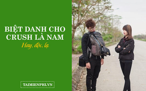 tên của crush là nam