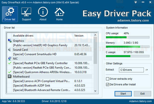 cach cai dat easy driverpack 3 cach cai dat easy driverpack 3