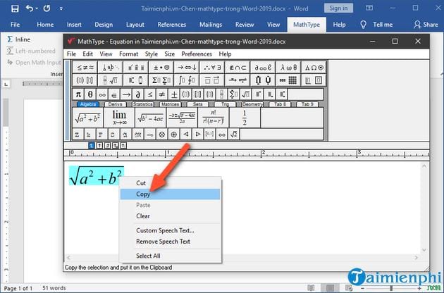 cach chen mathtype vao van ban trong word 2019 8 cach chen mathtype vao van ban trong word 2019 8