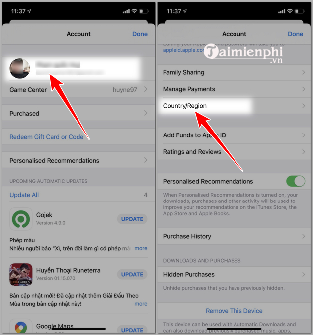 cach chuyen vung appstore sang vet nam 2 1 cach chuyen vung appstore sang vet nam 2 1