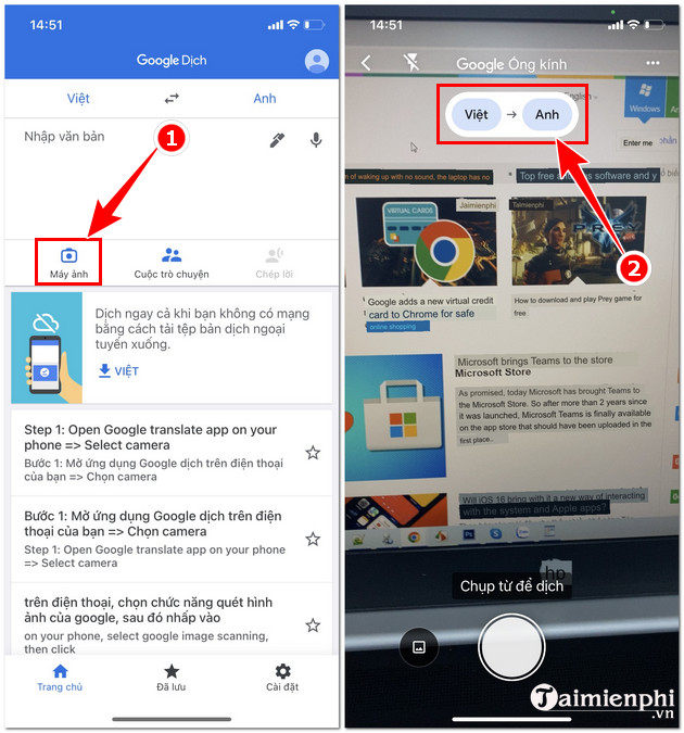 cach su dung tinh nang dich bang hinh anh tren google dich
