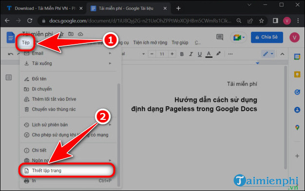 cach su dung pageless trong google docs 1 cach su dung pageless trong google docs 1