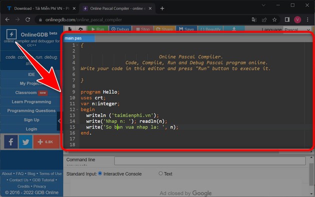 cach su dung pascal online 1 cach su dung pascal online 1