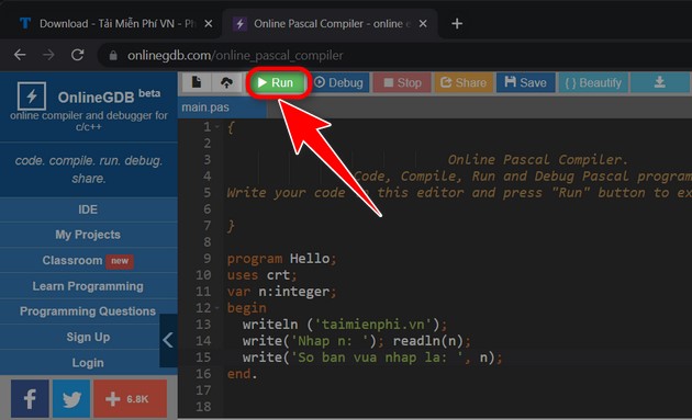 cach su dung pascal online 2 cach su dung pascal online 2
