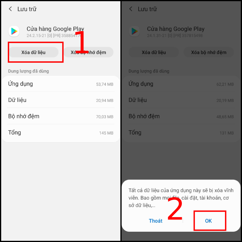 Hướng dẫn cách cập nhật Cửa hàng Google Play (CH Play) lên phiên bản mới hơn