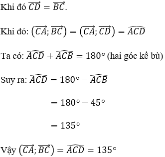 Công thức, cách tính góc giữa hai vecto cực hay, chi tiết - Toán lớp 10