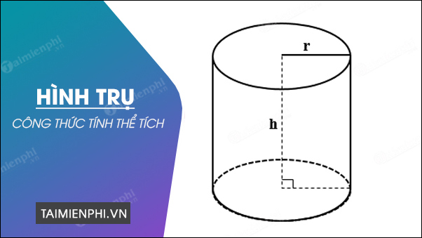 cong thuc tinh the tich hinh tru 1 cong thuc tinh the tich hinh tru 1