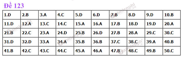 dap an de thi toan tot nghiep thpt nam 2022 ma de 123 dap an de thi toan tot nghiep thpt nam 2022 ma de 123
