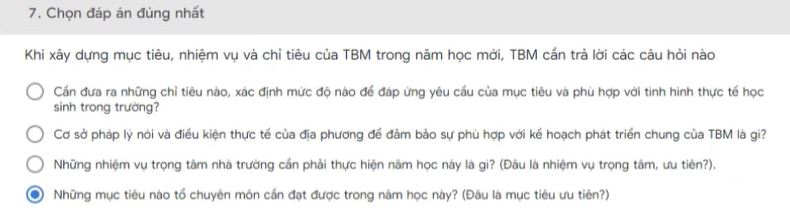 Bài thực hành cuối phần 4 của lớp tiếng Anh