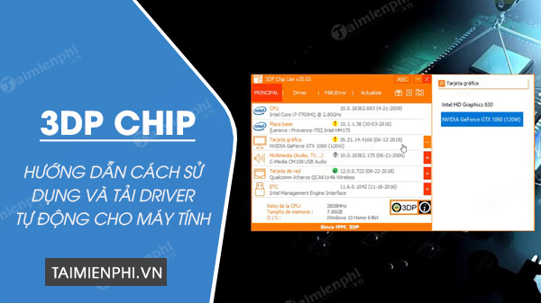 driver cho may tinh bang 3dp chip driver cho may tinh bang 3dp chip